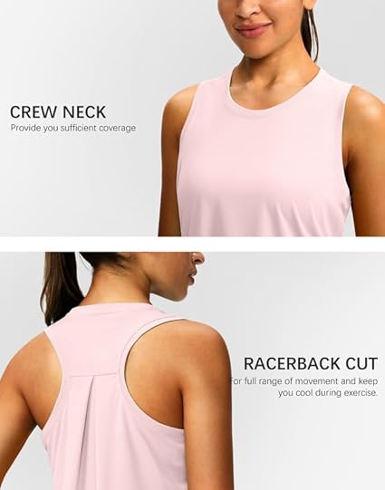 Running Geribbelde Tank Top Voor Vrouwen Y2K Gym Slim Fit Mouwloze Leuke Shirts Slim Fit Atletische Effen Trendy Mode Workout Tank Tops Fitting Afslanken Ronde Hals Casual Sport 2025, Blauw, M